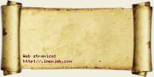 Jana Karamata vizit kartica